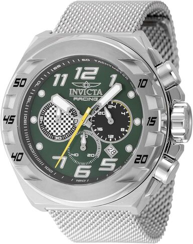 Invicta Racing Men 48.0mm Stainless Steel Steel Black+Green dial VD53 Quartz in Saudi Arabia