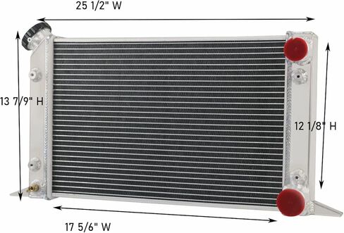 80104N 3 Rows Core Radiator Compatible with VW Scirocco/Pro Stock Style Full Aluminum Radiator with Radiator Cap in Saudi Arabia