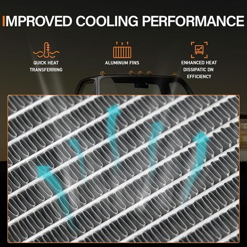 3 Row Radiator Replacement for Ford 8N 9N 2N Models 86551430 W/Cap Tractor Radiators Aluminum for Ford 8N for Ford 9N for Ford 2N in Kuwait