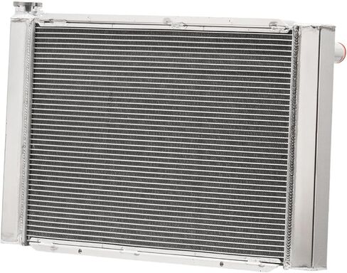 4 Row Aluminum Radiator with Cap For Chevy GM SBC BBC Overall Size: 28" x 19" in Kuwait
