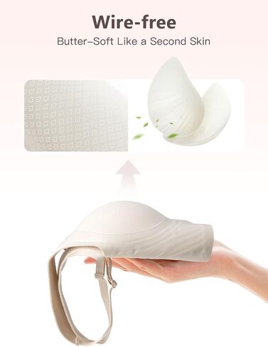 Slimers Backless Bra for Women：Wireless Full-Coverage Low Back Bras - Padded Criss-Cross Multiway Bralette in Saudi Arabia