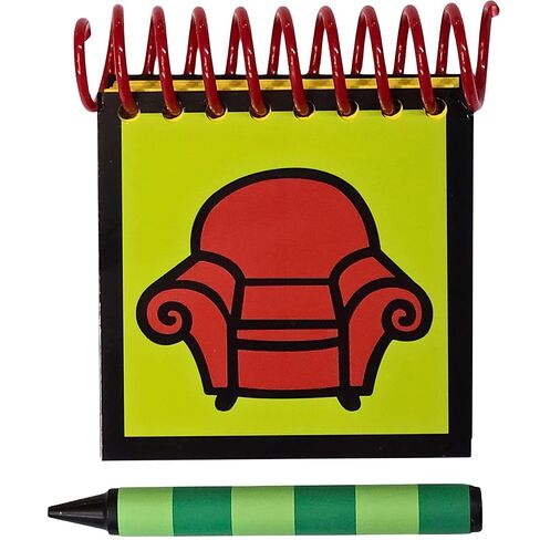 Handcrafted Handy Dandy Inspired Steve Notebook With Jumbo Black Crayon in Saudi Arabia