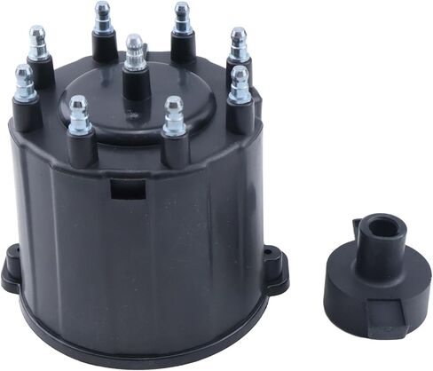 Distributor Cap and Ignition Rotor Kit 808483Q1 808483T3 18-5281 Compatible With MerCruiser 350 Marinized V8 Engines 5.0L 5.7L by General Motor with Delco HEI Ignition System in Saudi Arabia