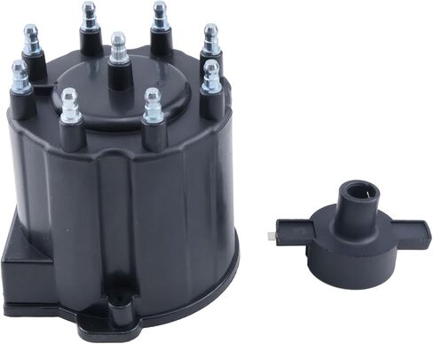 Distributor Cap and Ignition Rotor Kit 808483Q1 808483T3 18-5281 Compatible With MerCruiser 350 Marinized V8 Engines 5.0L 5.7L by General Motor with Delco HEI Ignition System in Saudi Arabia