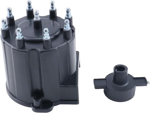 Distributor Cap and Ignition Rotor Kit 808483Q1 808483T3 18-5281 Compatible With MerCruiser 350 Marinized V8 Engines 5.0L 5.7L by General Motor with Delco HEI Ignition System in Saudi Arabia