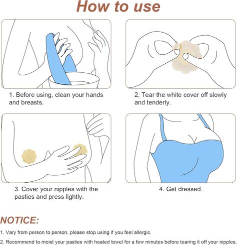 2 Pairs Silicone Breast Lift Reusable Breast Pasties Petals with 20 Pieces Disposable Nipple Covers in Saudi Arabia