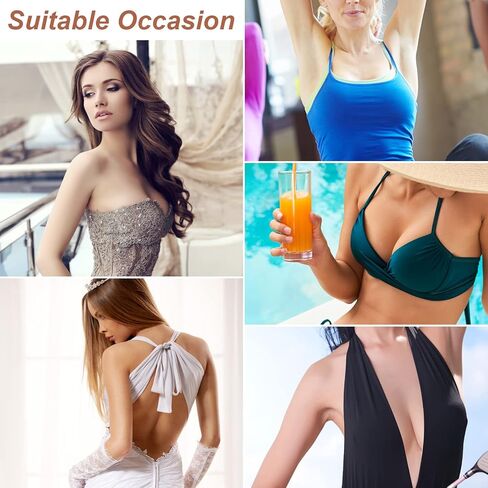 2 Pairs Silicone Breast Lift Reusable Breast Pasties Petals with 20 Pieces Disposable Nipple Covers in Saudi Arabia