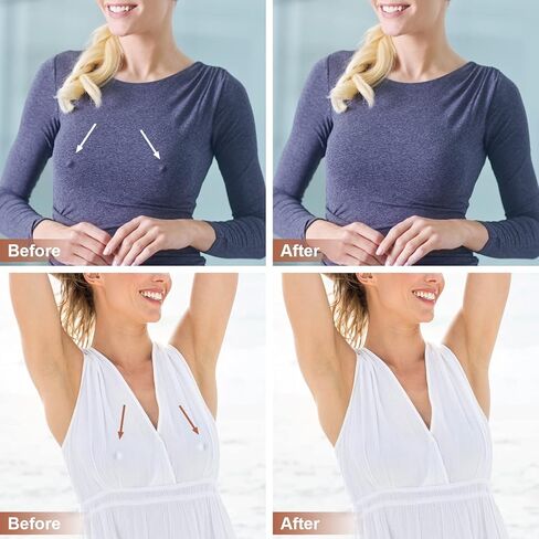 2 Pairs Silicone Breast Lift Reusable Breast Pasties Petals with 20 Pieces Disposable Nipple Covers in Saudi Arabia