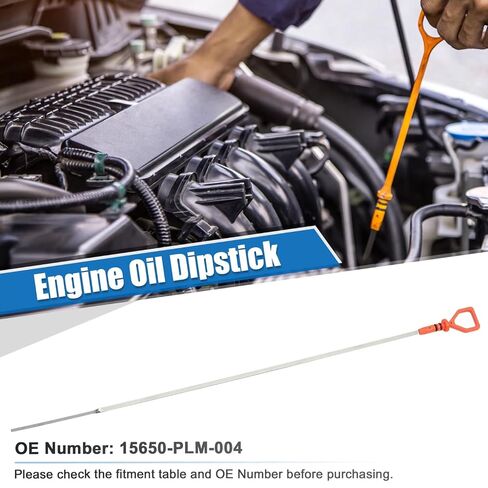 Oil Level Indicator Dipstick Compatible with Civic for DX EX GX HX LX 1.7L L4 - CNG 1.7L L4 - Gas 2001 2002 2003 Engine Oil Fluid Level Dipstick 15650-PLM-004 in Saudi Arabia