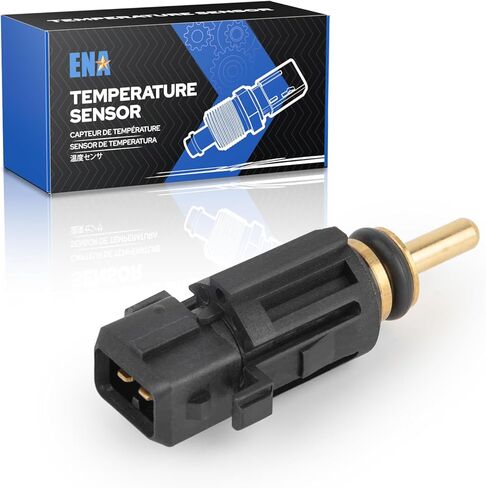 ENA Engine Coolant Temperature Sensor Compatible with BMW 328i 325i 330i 320i 323i 328Ci 325Ci 323Ci 323is 550i 530i 2.2L 3.2L 4.9L 5.4L l4 l6 V8 V10 2009 2010 2011 2012 Replaces TX128 13621433077 in Saudi Arabia