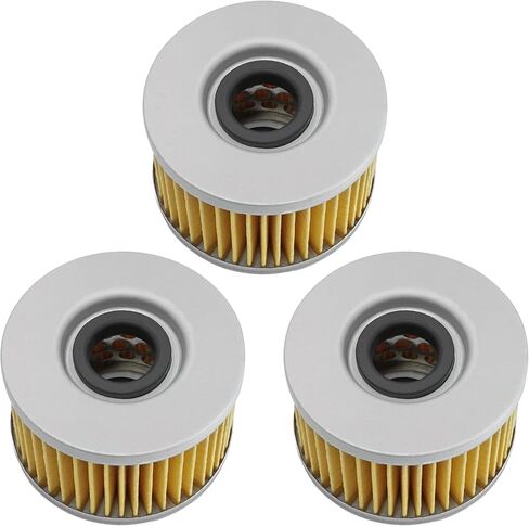Caltric 3 Pack Oil Filter Compatible with Honda Trx500Fa Trx-500Fa Foreman Rubicon 499 500 2000-2014 in Saudi Arabia