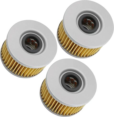 Caltric 3 Pack Oil Filter Compatible with Honda Trx500Fa Trx-500Fa Foreman Rubicon 499 500 2000-2014 in Saudi Arabia