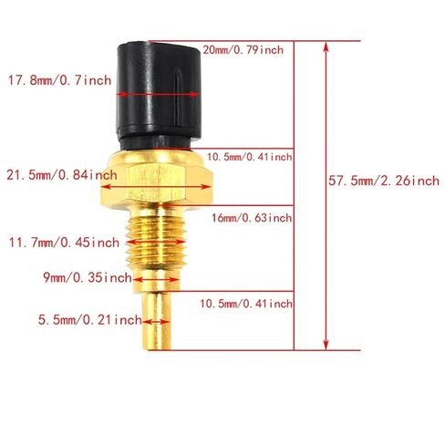 Motorcycle Parts Radiator Water Temperature Sensor for EX250 ZG1400 ZR1000 Z1000 ZR1200 ZRX1200 ZR750 Z750 Z750S Z750R in Saudi Arabia