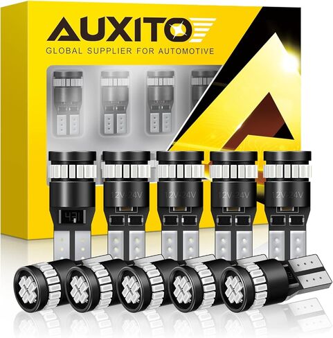 AUXITO 578 LED Bulbs 400 Lumens Canbus Error Free 211-2 212-2 41MM 42MM Festoon LED Bulbs for Dome Light Interior Car License Plate Map Door Courtesy Lights Xenon White, Pack of 2 in Kuwait