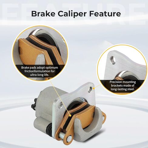 M MATI Rear Brake Caliper & Master Cylinder for Polaris 400 450 500 570 800 ETX Hawkeye 325 400 2011-2020 1911415 1911688 1912301 in Saudi Arabia