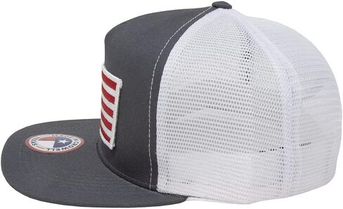 HOOEY Grey and White Flag Patch Cap in Saudi Arabia