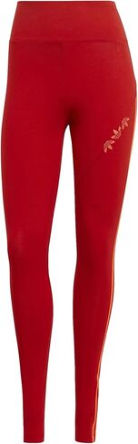 adidas Originals Women's Adicolor Sliced Trefoil High-Waisted Tight(S,Scarlet/Semi Solar Red),Small in Saudi Arabia