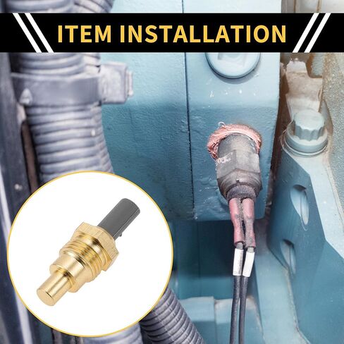 Coolant Temperature Sensor for Toyota Pickup 1993-1995 Water Temperature Temp Sender Sending Unit Sensor No.8342016040 Gold Tone in Saudi Arabia