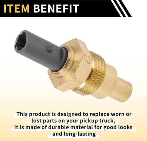 Coolant Temperature Sensor for Toyota Pickup 1993-1995 Water Temperature Temp Sender Sending Unit Sensor No.8342016040 Gold Tone in Saudi Arabia