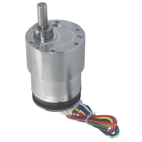 JGB37-520 High-Torque DC Gear Motor with Encoder, Adjustable Speed and Direction, Metal Gearbox, Compact Gear Reduction Motor in Saudi Arabia
