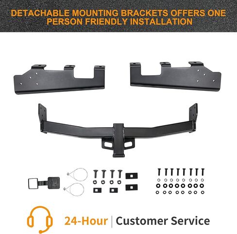 Autekcomma Xtra Duty Class 5 Trailer Hitch,Compatible with 2001-2010 Chevry Silverado,GMC Sierra 2500,6-Foot Bed,Tow Hitch 2-Inch Receiver,Multi-Fit Hitch to Receive Ball Mount with Hitch Covers.15302 in Saudi Arabia