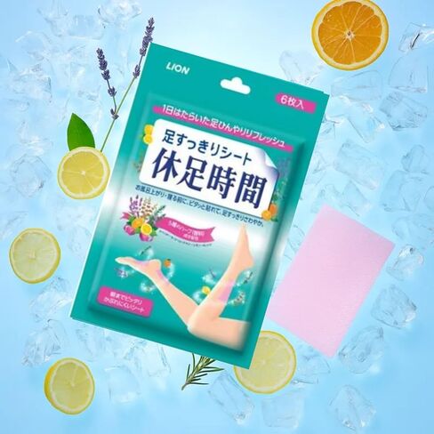 رقعة تبريد القدم اليابانية 6 ورقات × 5 عبوات - وسادات للقدم - عطر عشبي - رقع ورقية هلامية منعشة للساقين والقدمين المتعبة - مثالية بعد ممارسة الرياضة والكعب والوقوف - تنظيف عميق 2 في 1 in Kuwait