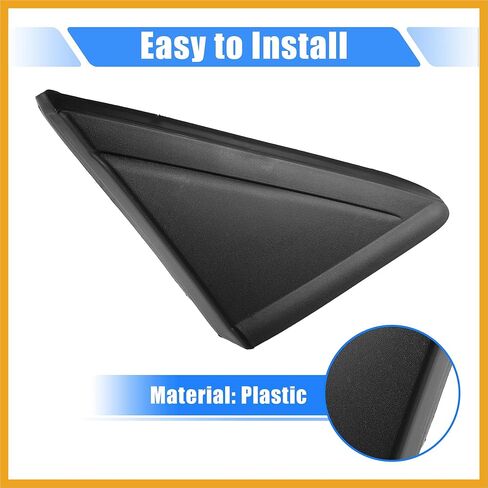 Front Right Mirror Corner Triangle Fender Cover Rearview Triangle Trim Panel for Ford Escape 2013-2019 CJ54-S16004AD5JA6 Replacement in Saudi Arabia