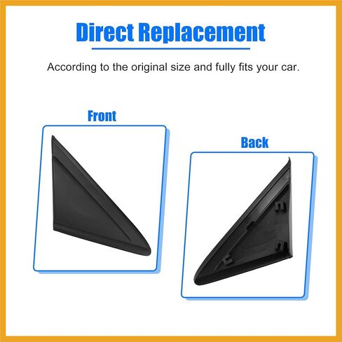 Front Right Mirror Corner Triangle Fender Cover Rearview Triangle Trim Panel for Ford Escape 2013-2019 CJ54-S16004AD5JA6 Replacement in Saudi Arabia