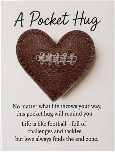 Roselover البيسبول جيب عناق الرجبي جولف جيب عناق مع بطاقة هدية الرياضة تحت عنوان شكل قلب جيب هدية مجموعة هدايا تشجيعية لعشاق الرياضة الأصدقاء in Kuwait
