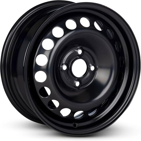 For 2004-2021 Chevrolet Aveo 15 Inch Black Painted Steel Rim - OE Direct Replacement - Road Ready Car Wheel in Saudi Arabia