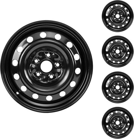 New 16 inch Steel Black replacement wheel rim for 2005-2019 Volkswagen Jetta Painted Black Rim - OE Direct Replacement 16x6.5" set of 1 in Kuwait