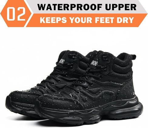 Steel Toe Boots for Men Waterproof Work Shoes Safety Work Boot Industial Constrcution Working Boot in Saudi Arabia