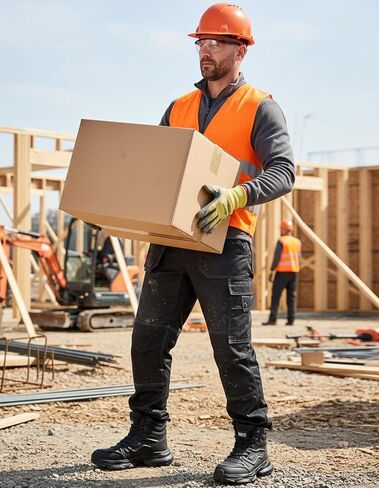 Steel Toe Boots for Men Waterproof Work Shoes Safety Work Boot Industial Constrcution Working Boot in Saudi Arabia