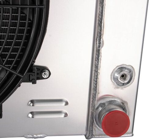 3 Row Aluminium 23" Wide Core Radiator Replacement for Shroud Fan Relay Fits 1967-1969 Chevy Camaro&Pontiac Firebird/Trans AM All Engines in Kuwait