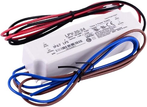 1pcs Switching Power Supply Lpv-20 20w 5v 12v 15v 24v Constant Voltage Waterproof Plastic LED Driver Ip67 ac dc(LPV-20-12) in Saudi Arabia