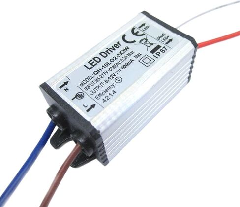 1pcs LED Driver DC6-12v 10w 900mA 2-3x3 LED Power Supply Waterproof IP67 Constant Current Driver in Saudi Arabia