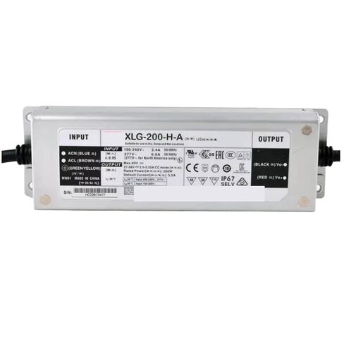 1pcs XLG-200-H-A Constant Power Mode LED Lighting Driver Buit-in Active PFC Function AC-DC Waterproof IP67 in Saudi Arabia
