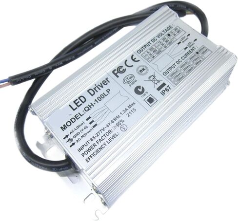 1pcs 100W LED Driver 3000mA DC18-34v Power Supply IP67 Waterproof Constant Current FloodLight Driver in Saudi Arabia