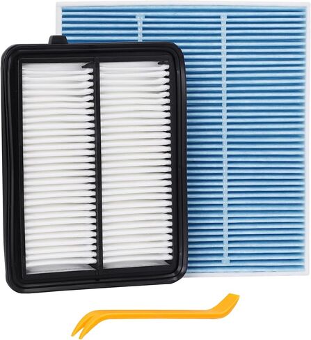 Engine Air Filter&Cabin Air Filter Combo Pack-Compatible with Nissan Kicks L4-1.6L Gas 2018-2024,Versa L4-1.6L Gas 2020-2025-CF12552&CA12315 in Kuwait