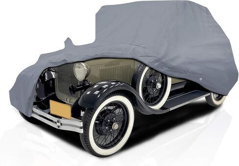 Ultimum Lite Car Cover for Ford Model A 1928-1931 Coupe 2-Door Convertible with Zipper Breathable All Weather Protection Scratch, Dust, Sun, Snow, Rain Protection Indoor Outdoor in Saudi Arabia