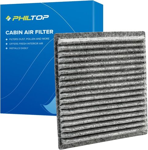 PHILTOP Cabin Air Filter, Replacement for CF10547, CX9 (2007-2015), Edge (2007-2015), MKX (2007-2018), Premium ACF031 Cabin Filter with Clean Airflow, Filter Up Dust Pollen in Kuwait