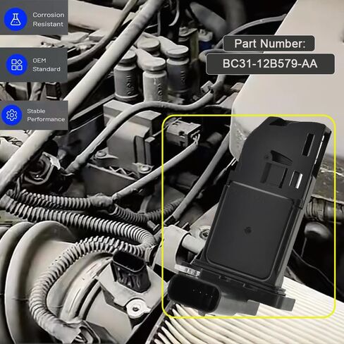 مستشعر تدفق الهواء الشامل لفورد F-250/F-350 Transit Connect 6.7L 2011-2016، Escape 2.5L 2013-2016، Transit Connect 2014-2015 | دايركت فيت BC31-12B579-AA | in Kuwait