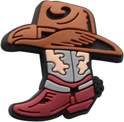 18pcs Cowgirl Shoe Charms Decoration Western Horse Cow Accessories for Clog Sandals Bracelet Wristband Cute Party Favor Birthday Gifts in Saudi Arabia