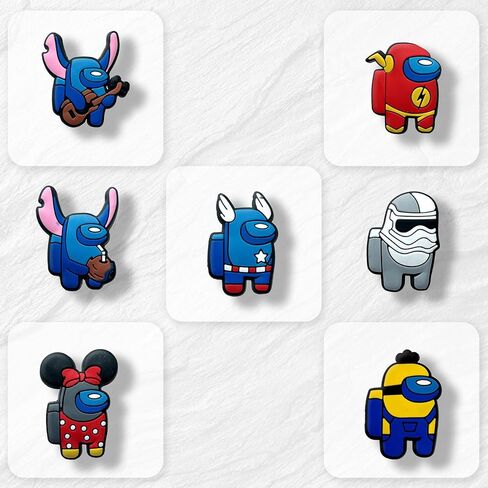 25 قطعة من Joivoritow لتزيين الأحذية الكرتونية لصنادل Croc Clog، ملحقات الأحذية الساحرة للبالغين in Kuwait