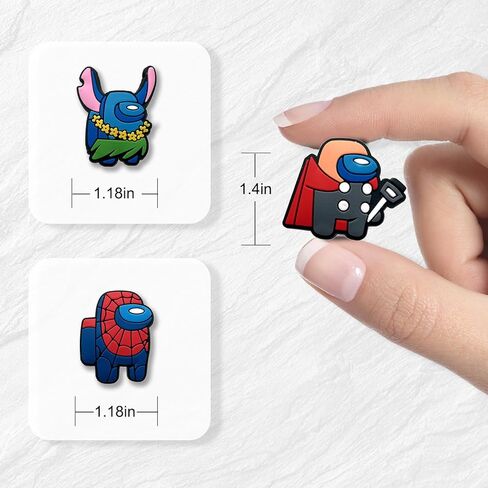 25 قطعة من Joivoritow لتزيين الأحذية الكرتونية لصنادل Croc Clog، ملحقات الأحذية الساحرة للبالغين in Kuwait