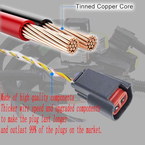 911-222 Vapor Canister Purge Valve Connector Harness Plug 2009-2019 Replacement For Ford, Mazda, Lincoln, Mercury - Edge, Explorer, Escape, F150, F250,F350,Focus, Fusion, Mustang, Taurus, MKX in Saudi Arabia