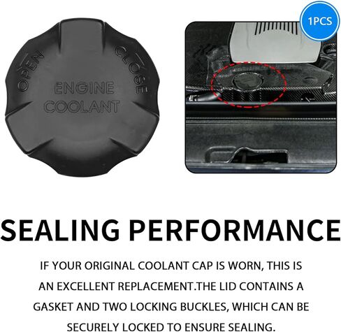 Coolant Radiator Reservoir Cap Car Engine Radiator Coolant Reservoir Cap Replacement Leak Sealer for Kia Forte Optima Hyundai Rio Rondo Accent Santa Tucson OEM#25441-26100 254412B100 in Saudi Arabia