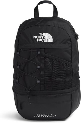 The North Face Borealis Convertible Pack, TNF Black/TNF Black, One Size | Commuter Laptop Backpack, Removable Lumbar Pack, Water Repellent Finish in Kuwait
