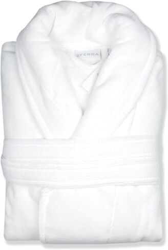 روب حمام بحزام من القطن والصوف ميلفورد تيري للجنسين من سفيرا، in Kuwait