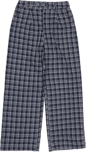 Women's Plaid Work Pant Vintage Houndstooth Wide Leg Straight Long Trousers in Saudi Arabia